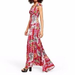 Limited Edition Zac Posen for Target Print Knotted Back Maxi Dress 10
